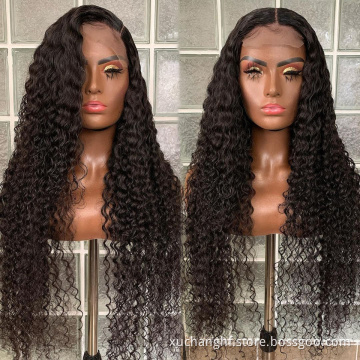 Remy Glueless Full Lace wig 100% Curly Human Hair Wigs Pre Plucked Cuticle Aligned Brazilian Virgin Raw Frontal Lace Wigs Cheap